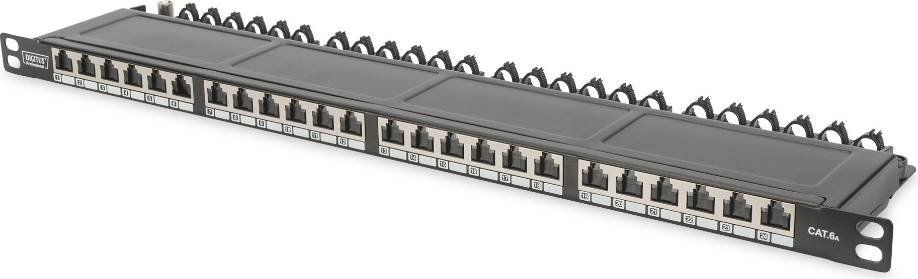 Patchpanel Digitus 24-port Cat6a, i zi