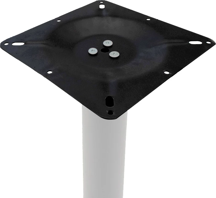 Këmbë tavoline për bar, metalike, e bardhë-e zezë, Staid, 40x40x94cm