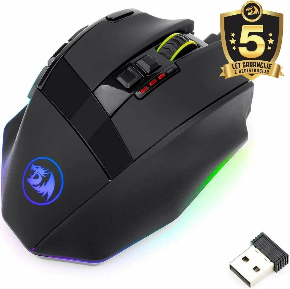 Maus Redragon Sniper Pro M801P 16000 DPI RGB wireless/wired, i zi