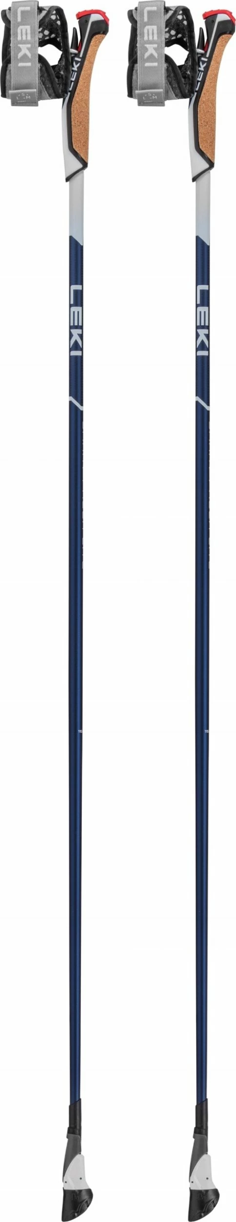 Shkopinj Nordic Walking Leki Smart Pacer Lite 120, 120 cm, karbon, blu, set 2 copë