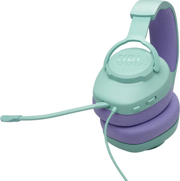 Kufje JBL Quantum 100M2 gaming me mikrofon të shkëputshëm, Aqua Teal