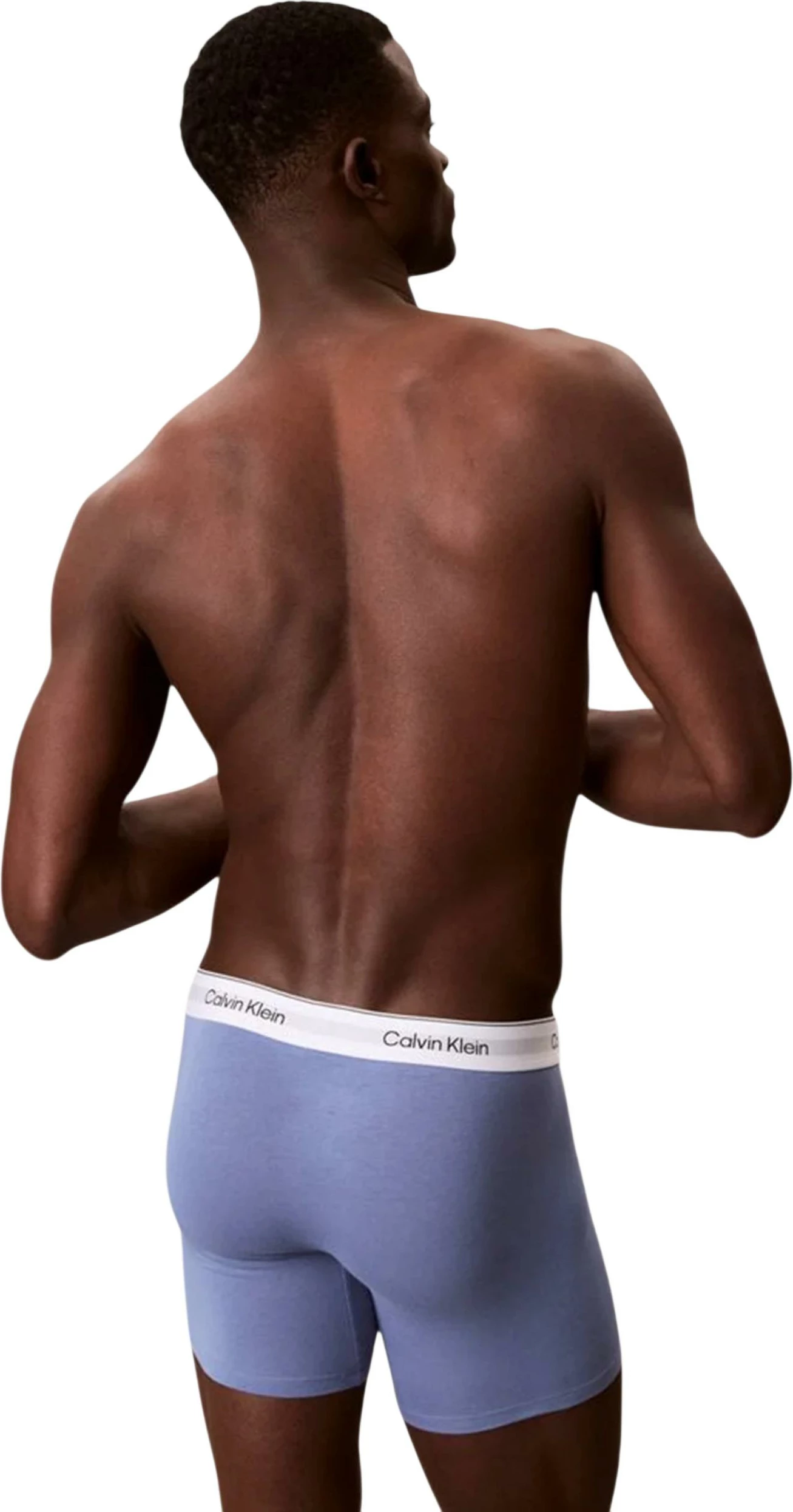 Të brendshme për meshkuj Calvin Klein Underwear Boxer Brief 3PK LV00NB4394, të bardha/blu [Madhësia: M]