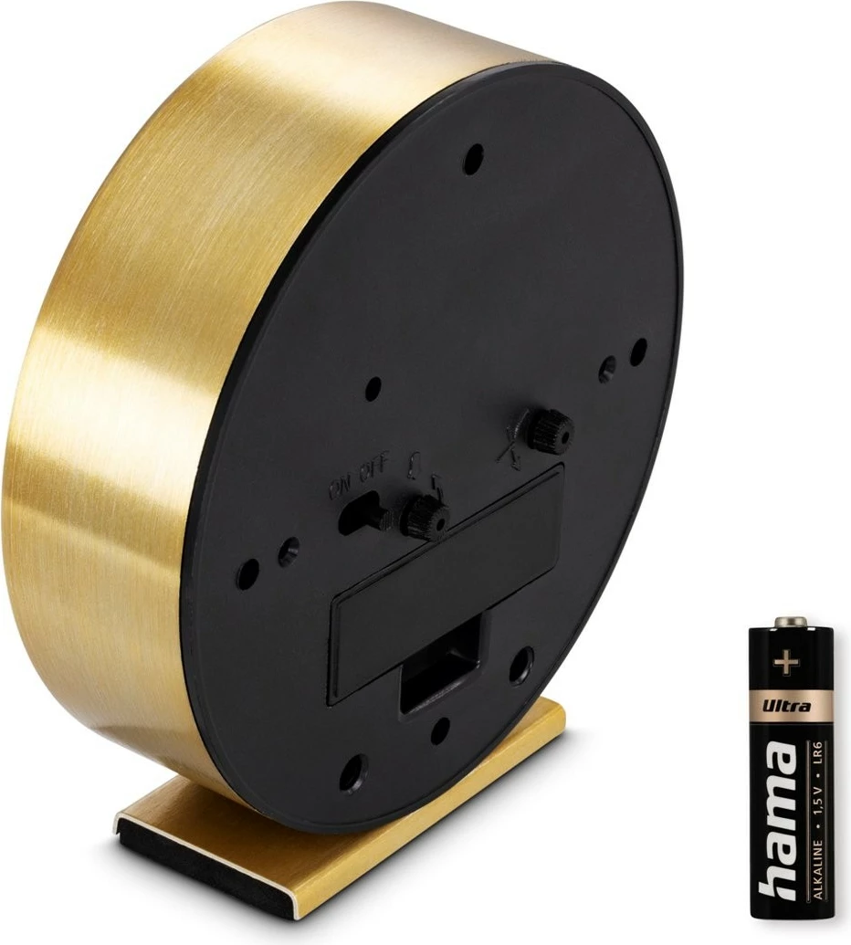 Orë alarmi Hama Skye 222213, analog, 11.3 cm, ari