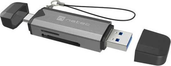 Lexues kartelash Natec Scarab 3, USB 3.1 Gen 1, USB A/C, i zi