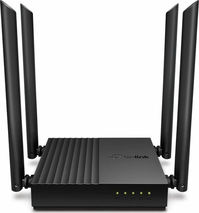 Router TP-Link Archer C64 AC1200 dual-band Wi‑Fi 5 WPA3 4x antena Gigabit, i zi