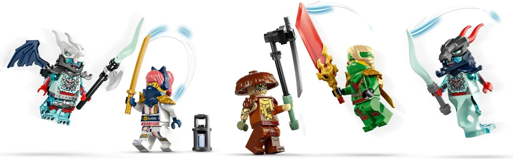Set LEGO NINJAGO Lloyd’s Jet Mech 71845, 117 pjesë, 5 minifigura