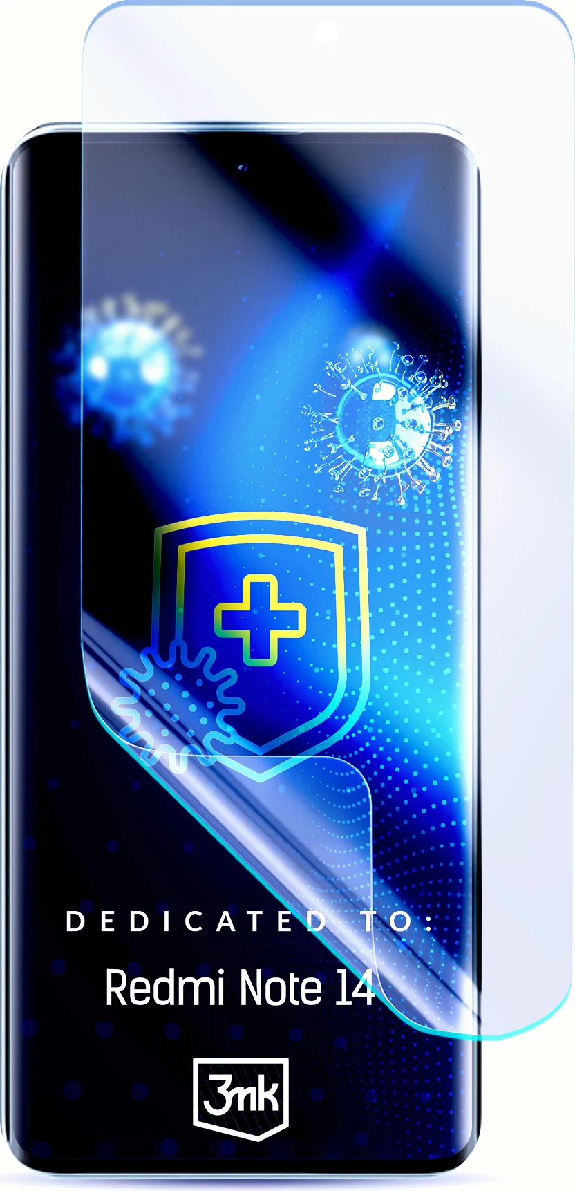 Film mbrojtës 3mk SilverProtection+ për Xiaomi Redmi Note 14 5G, Transparent