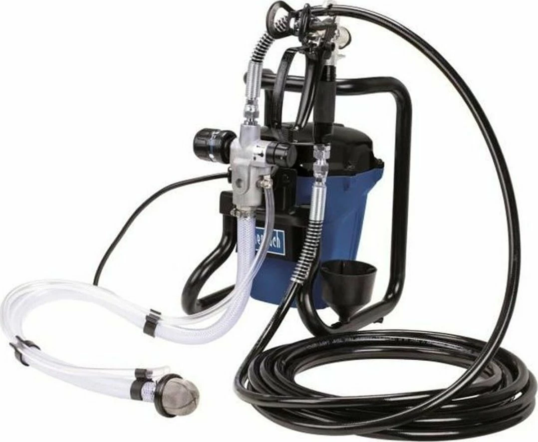 Spërkatës boje Scheppach ASC3000 750 W 207 bar, zorrë 7.6 m, blu/zi