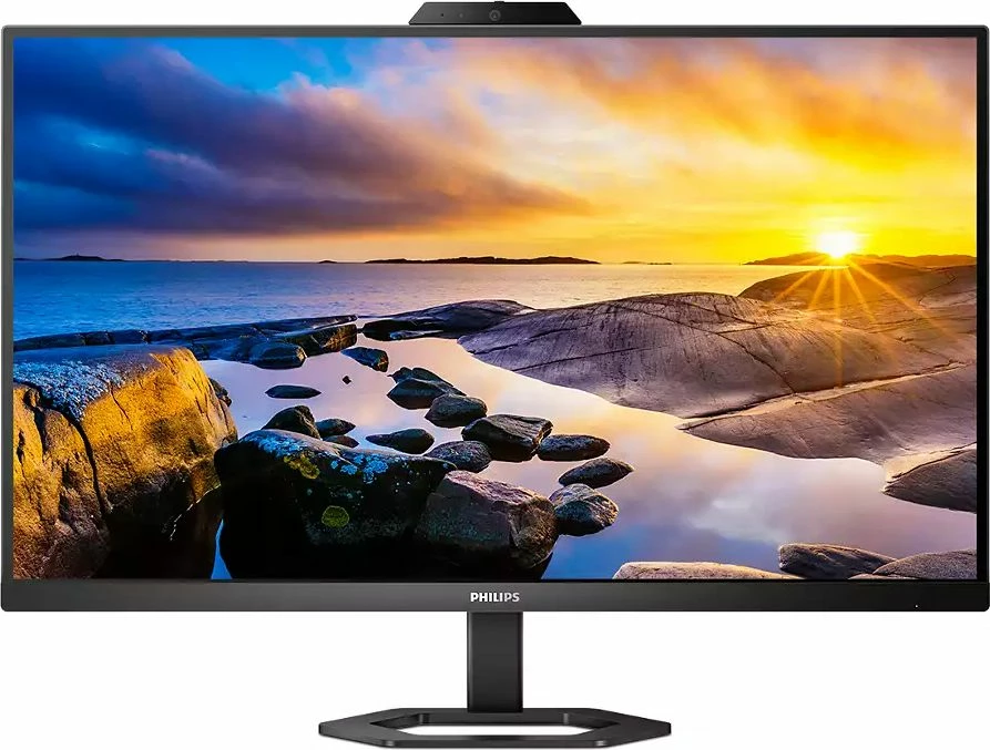 Monitor Philips E-line 27E1N5600HE/00 27" WQHD IPS 75Hz USB-C me webcam 5MP, i zi