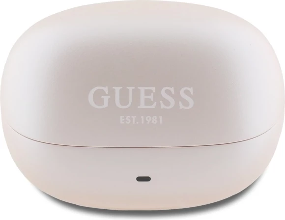 Kufje Guess GUTWST88MCTGP TWS me stacion karikimi, rozë