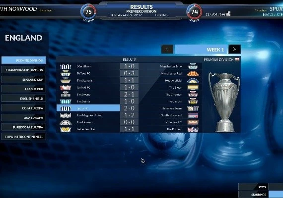 Football Club Simulator: FCS #20 EN/DE/FR/IT/ES Global