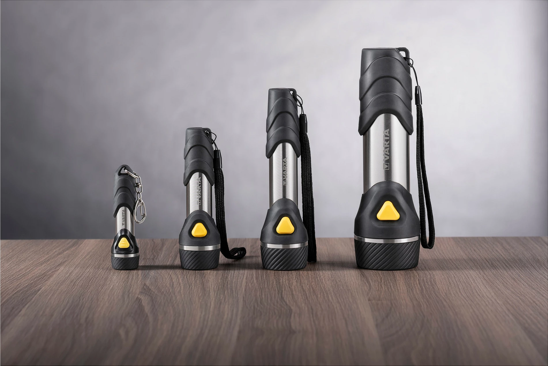 Llambë dore për çelësa VARTA Day Light, LED 12 lm, AAA, e zezë/alumin