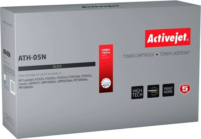 Toner zëvendësues Activejet ATH-05N për printer HP, i zi
