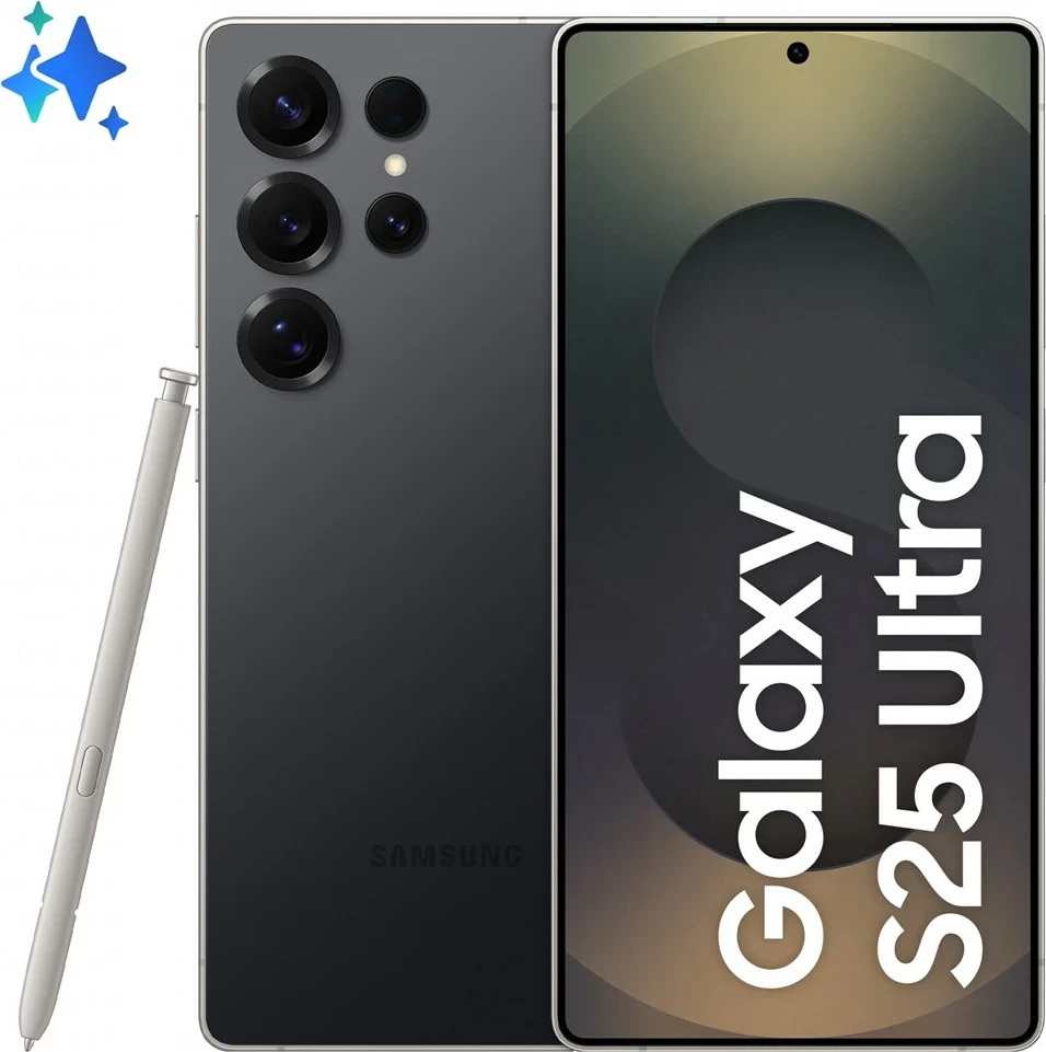 Celular Samsung Galaxy S25 Ultra, 6.9", 12+1TB, 5G, black titanium