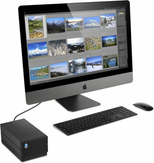 HDD ekstern RAID, LaCie 2big RAID, STHJ16000800, 16TB (2x8TB), USB-C/USB 3.1, 3.5\", i zi