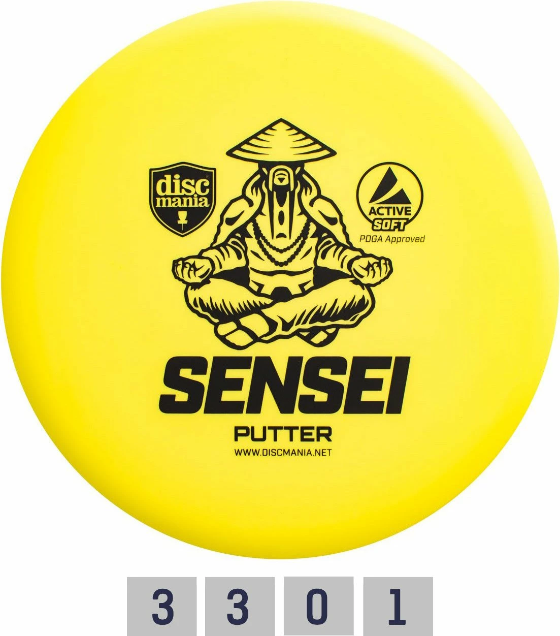 Set disqesh disc golf Discmania Active Disc Golf 3, 3 copë (Putter Sensei, Midrange Maestro, Driver Magician), ngjyra të ndryshme