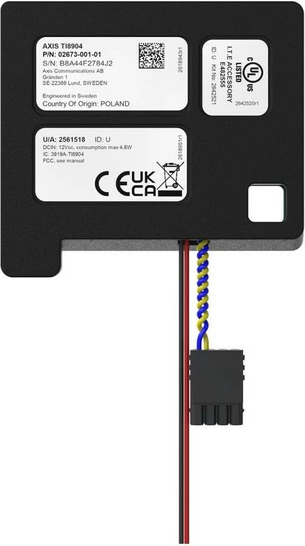Transmetues audio Axis 02673-001, për AXIS I8016-LVE, ngjyrë gri
