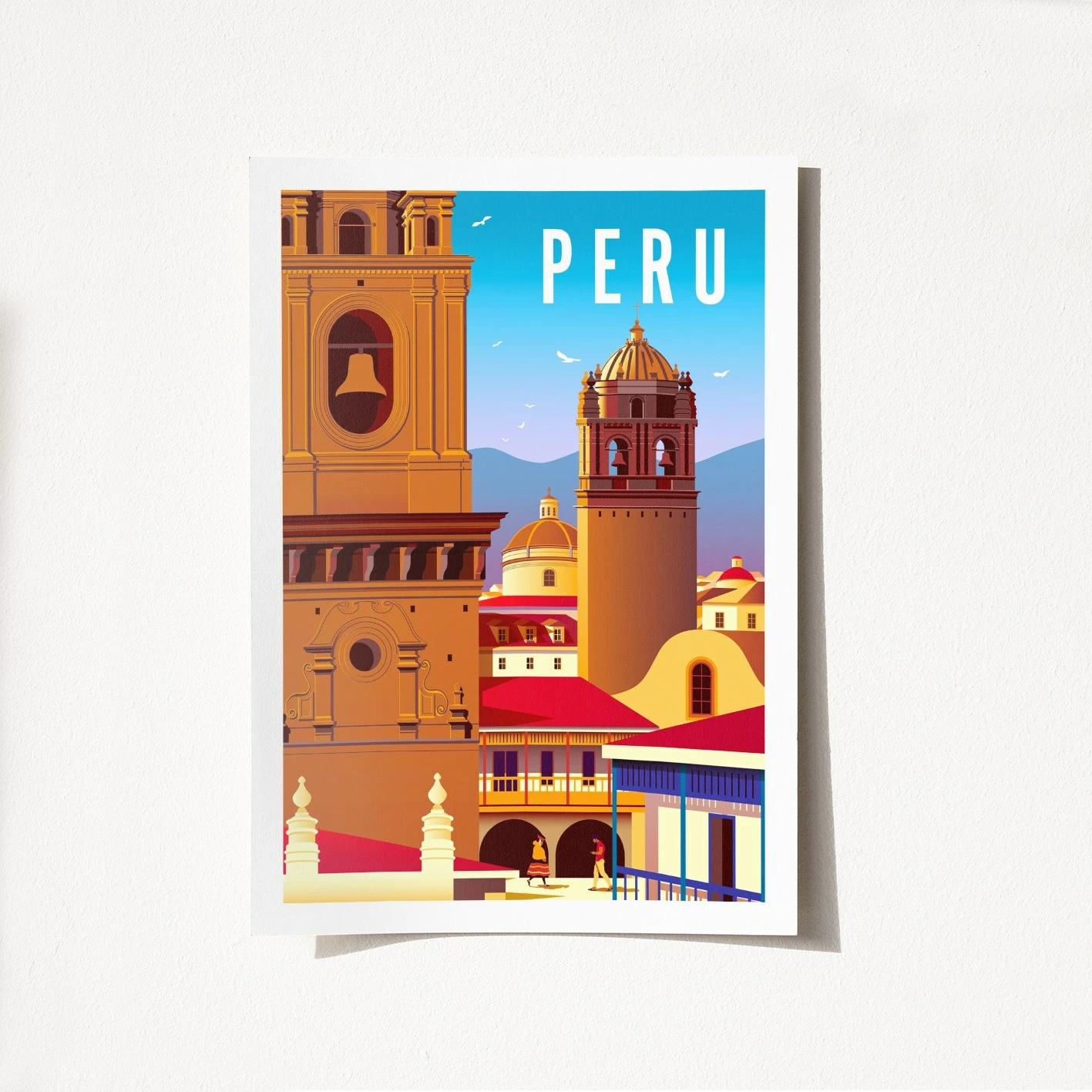 Poster A3, Peru - 2010, shumëngjyrësh, Wallity