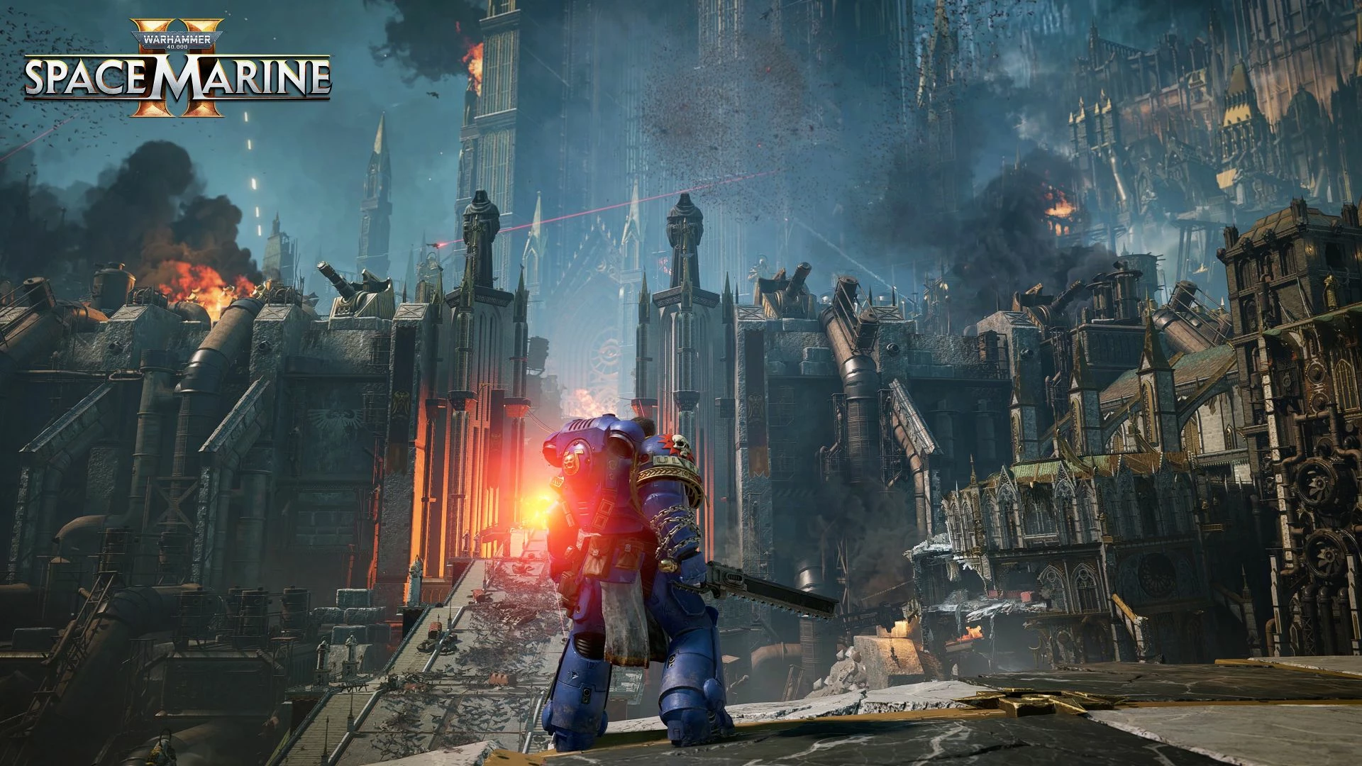 Lojë për Xbox Series X, Focus Entertainment, Warhammer 40,000: Space Marine 2 Gold Edition, PEGI 18, paketë me Season Pass + steelbook booklet