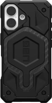 Mbështjellës UAG Monarch për iPhone 16, i zi