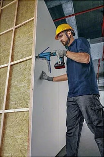 Kaçavidë elektrike Bosch GTB 18V-45 Professional, 18V, 4500 RPM, zi/blu