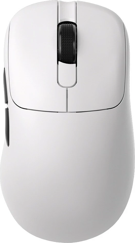 Maus pa kabllo Ajazz AJ179 Pro, PAW3395, 26,000 DPI, 8K, me dock karikimi, i bardhë