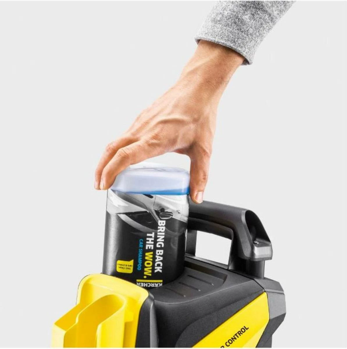 Larës me presion Kärcher K4 Power Control Flex Home EU, 130 bar, zorrë 8 m PremiumFlex, e verdhë
