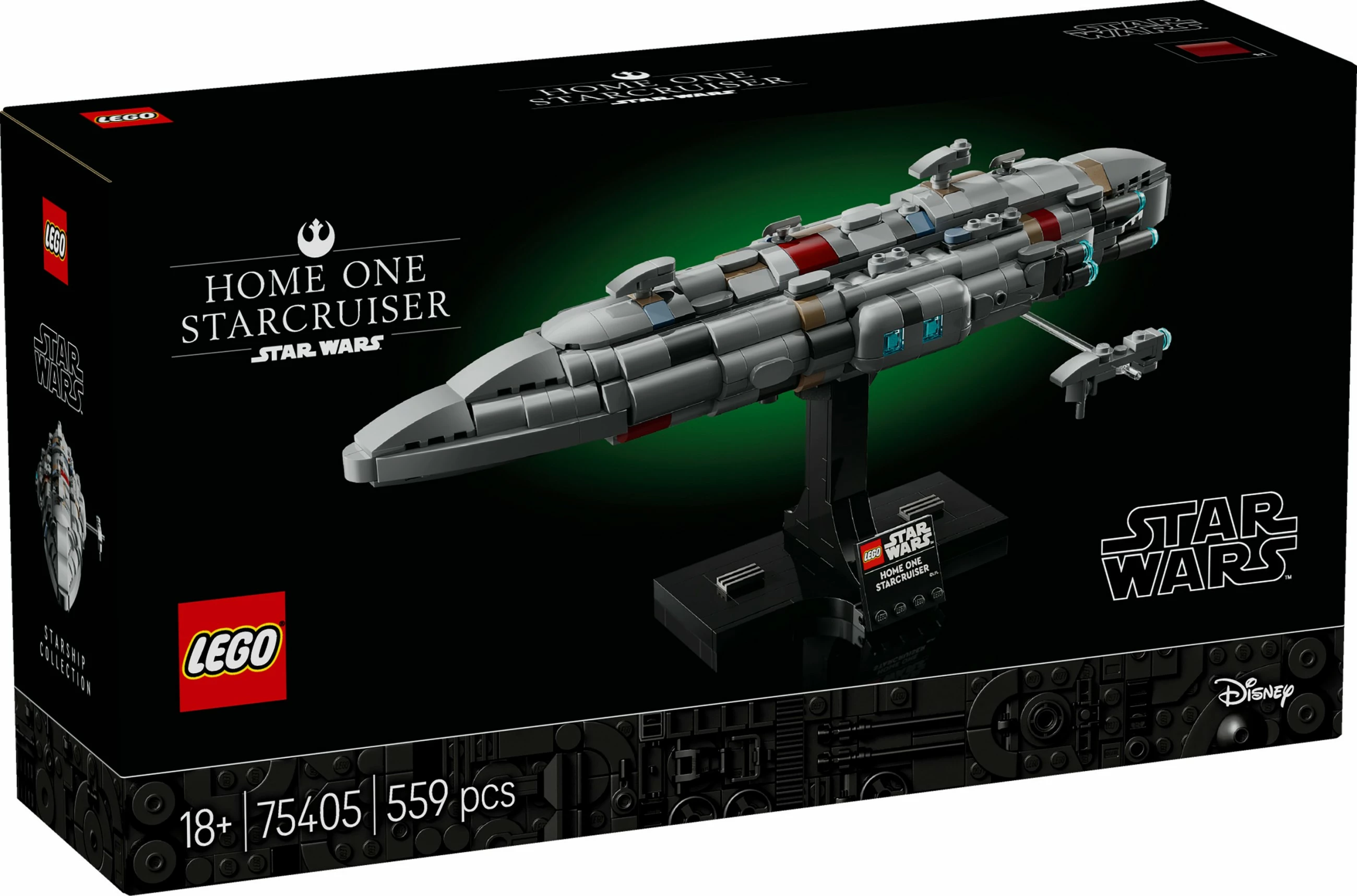 Set ndërtimi LEGO Star Wars Home One Starcruiser 75405, shumëngjyrësh