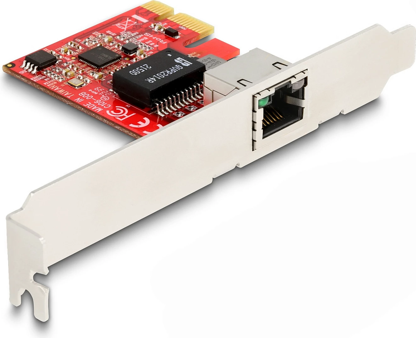 Kartë rrjeti PCIe DeLOCK Intel I225-V, 1x RJ45 2.5GbE, Low Profile