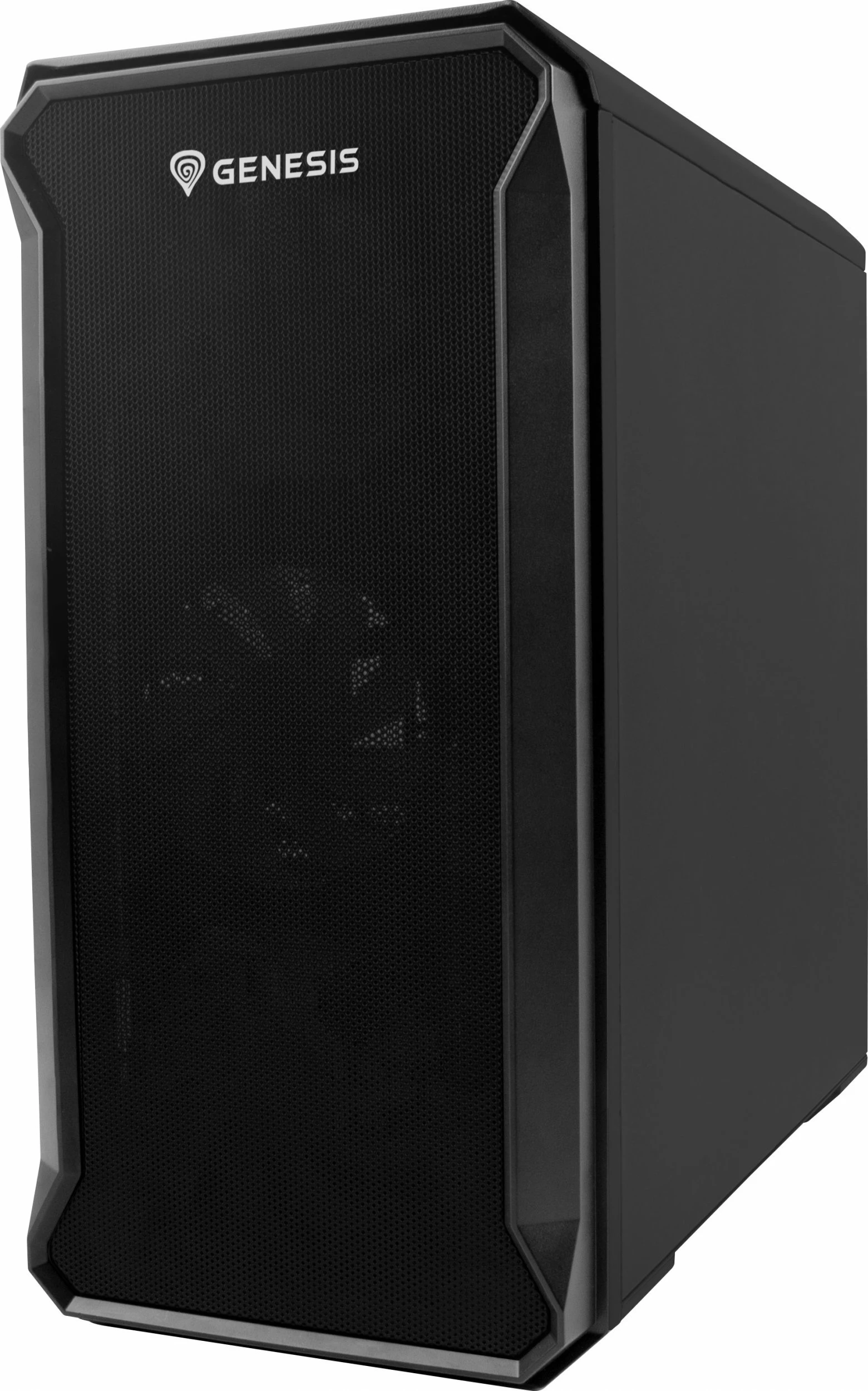 Kasë GENESIS Irid 503 V2 NPC-1558 Mini Tower, Micro-ATX/Mini-ITX, tempered glass, USB 3.0, e zezë