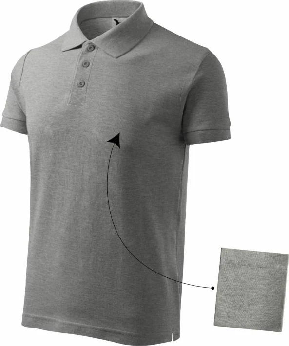 Polo maicë Adler për meshkuj, gri
