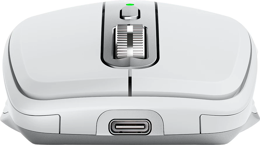 Maus Logitech MX Anywhere 3S Bluetooth/RF, 200-8000 DPI, USB-C, Pale Grey