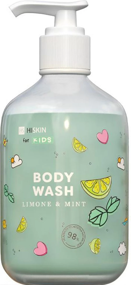 Lëng për larje trupi për fëmijë HiSkin Limone & Mint 400ml
