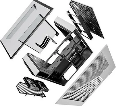 Kasë HYTE Y60, Midi Tower, Tempered Glass, ATX/EATX, bardhë/zi