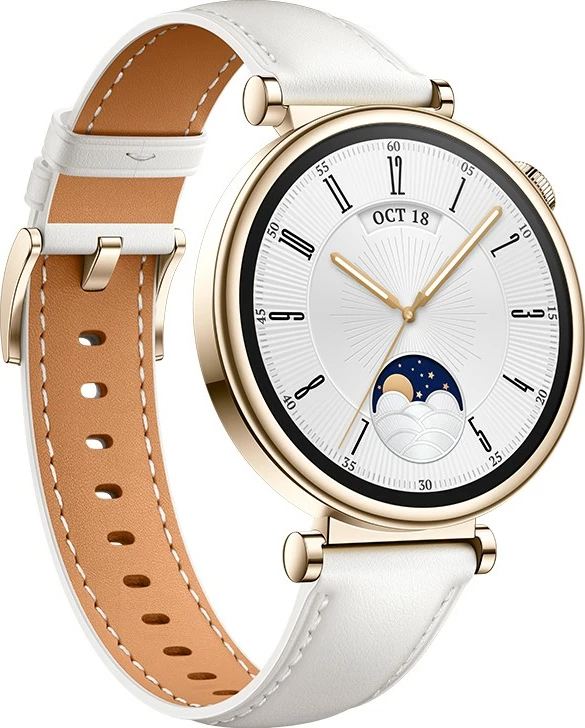 Smartwatch Huawei WATCH GT 4, 32 GB, AMOLED, Wi-Fi, GPS, bardhë