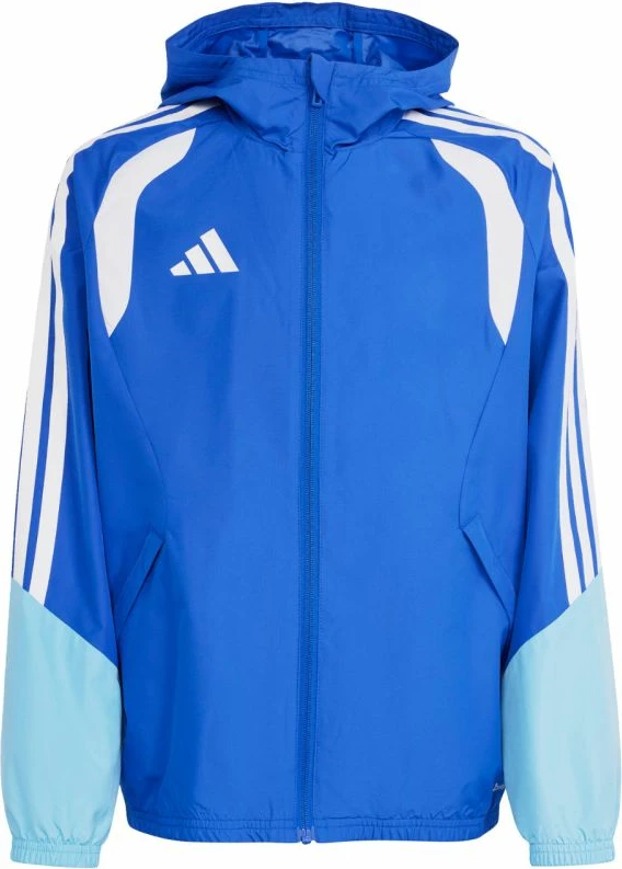Jakne për fëmijë adidas Tiro 26 Competition All Weather, kaltër KB0157 [Madhësia: 164 cm]