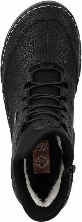 Çizme të izoluara për femra Rieker 55069-00, të zeza