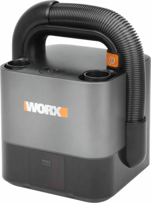 Fshesë me korrent dore Worx Cube Vac 20 V, 180 W, HEPA, 25 min, gri, set me bateri 2.0 Ah dhe karikues