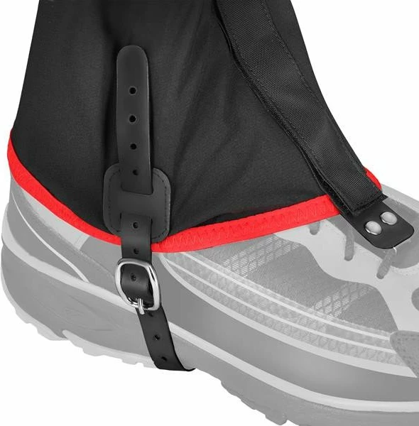 Mbrojtëse këmbësh për trail running Nils Camp NC17113, madhësi universale, e zezë-kuqe