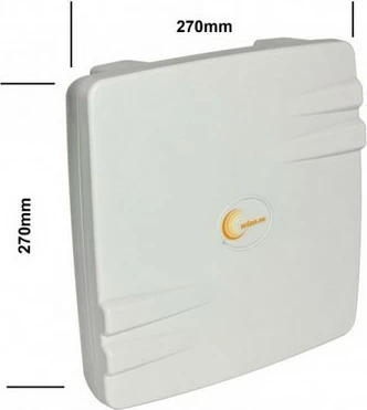 Antene ALLNET ANT-24-1T1R-PATCH-270, 12 dBi, 2.4 - 2.5 GHz, e bardhë