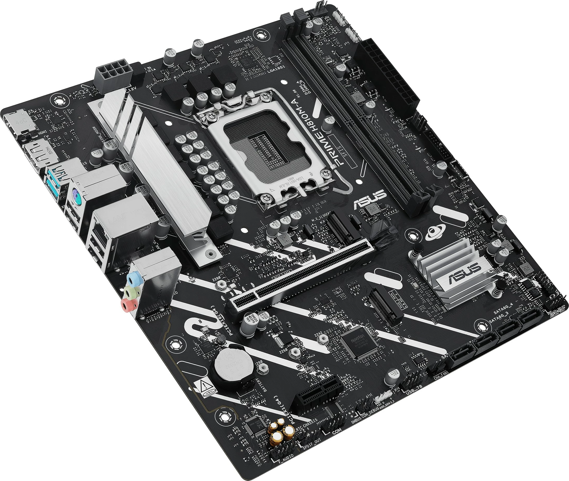 Pllakë amë ASUS PRIME H810M-A-CSM, Intel, LGA 1851, DDR5-SDRAM, 128 GB