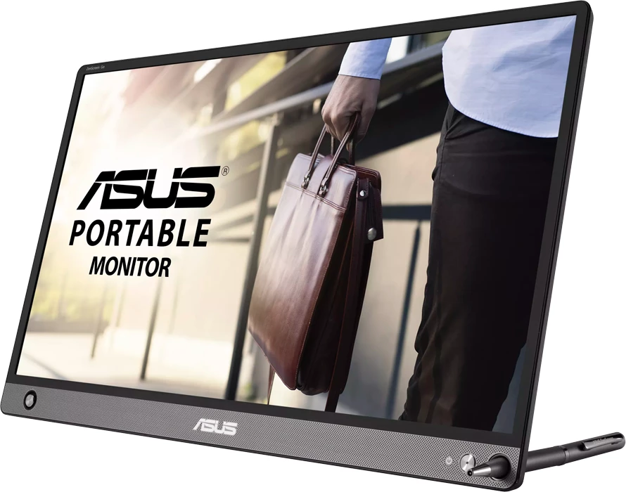 Monitor portativ ASUS ZenScreen Go MB16AHP 15.6\" Full HD, bateri e integrume, USB Type-C, Micro-HDMI, i zi
