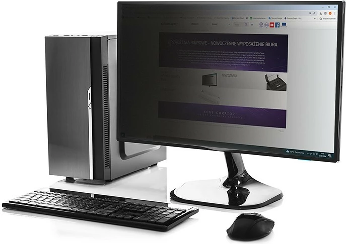 Filtër privatësie Qoltec 51056, 22", 16:10