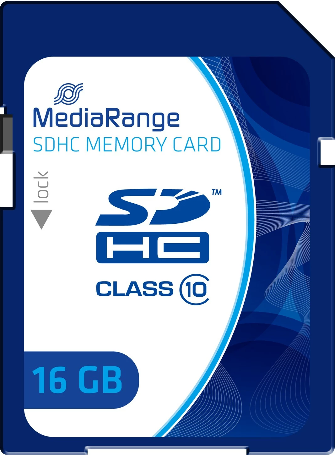 Kartelë memorie SDHC MediaRange MR963, 16 GB, Class 10, kaltër