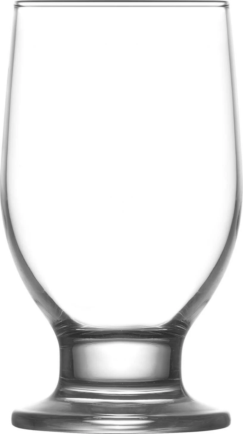 Gotë me këmbë LAV Riverside 215ml, transparente, set 12 copë