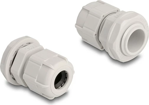 Glandë kabllo DeLOCK M16, IP68, 10 copë, 4.5-8.5 mm, gri