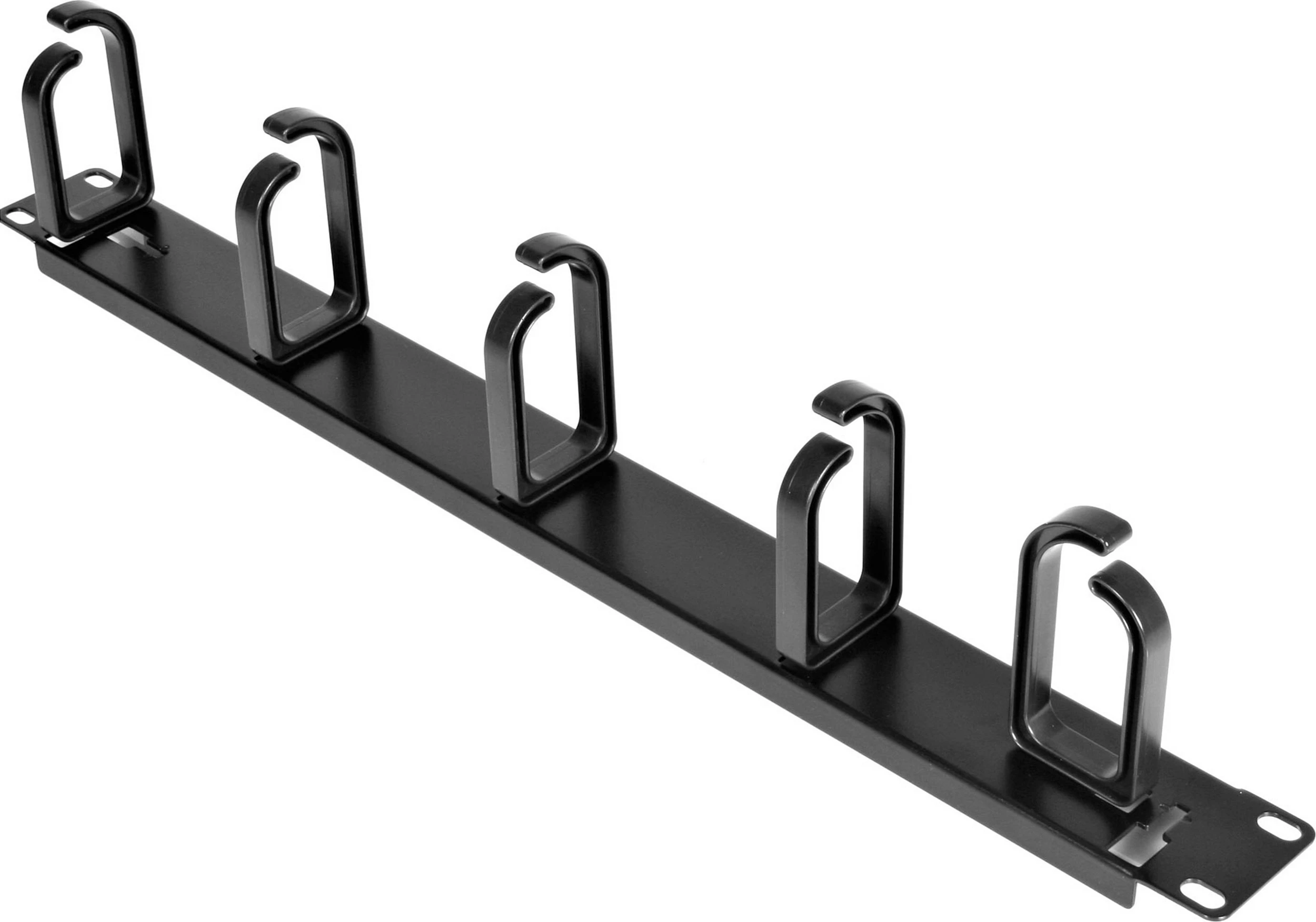 Panel menaxhimi kabllosh për rack StarTech 1U, metal 19", i zi