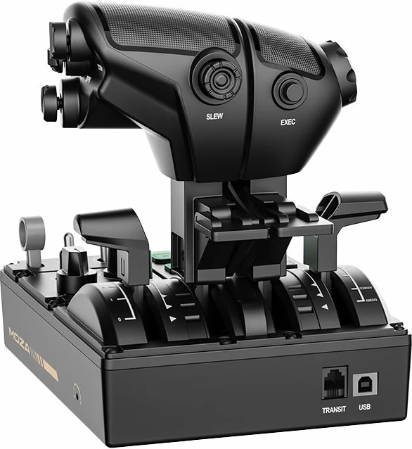 Modul throttle quadrant MOZA Racing MTQ AS014, USB/RJ11, 4 akse, RGB, i zi