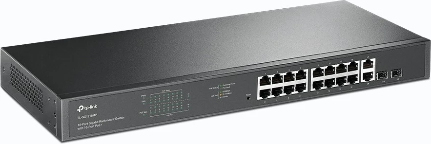 Switch Rackmount TP-Link me 16 porta PoE+