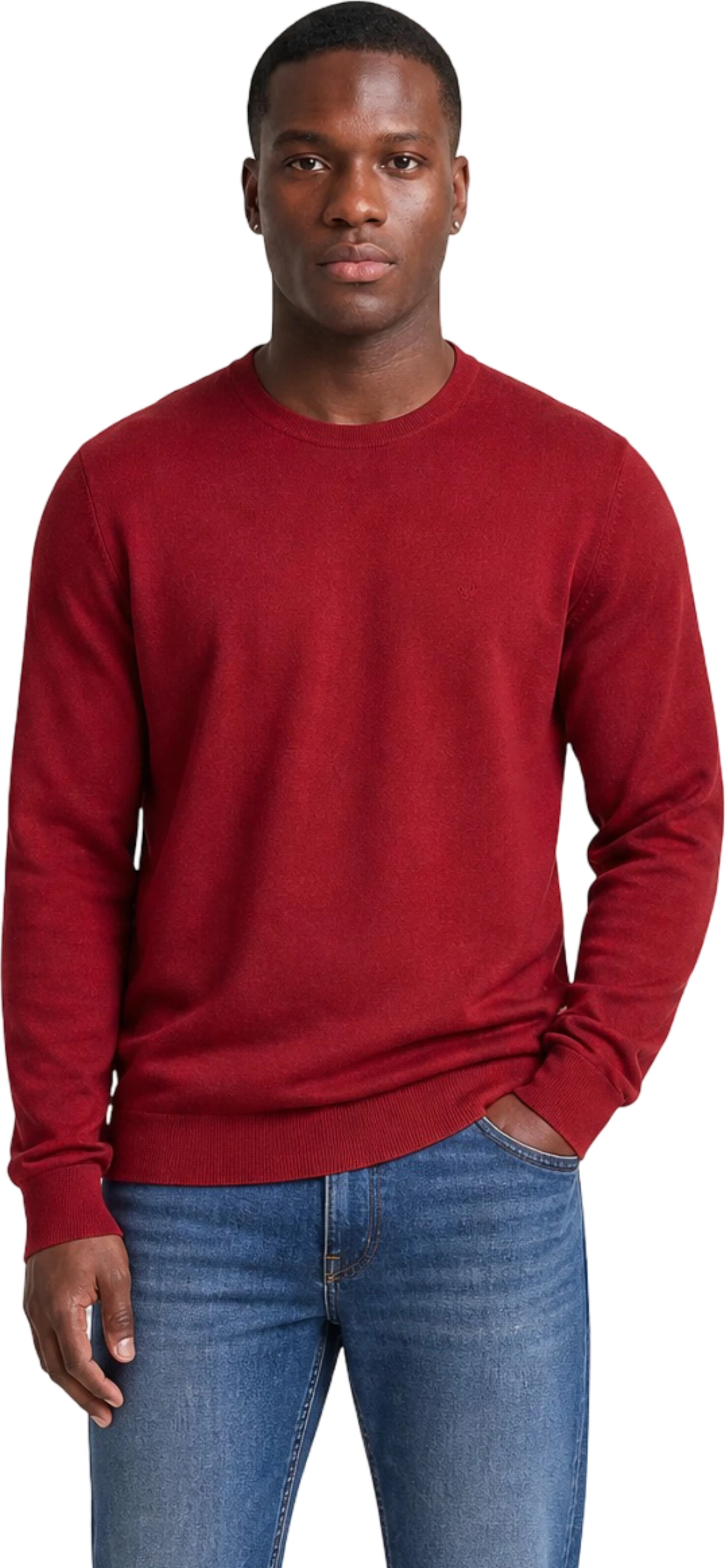 Xhemper për meshkuj Calvin Klein K10K109474, bordo